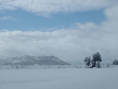 冬の魚沼地方