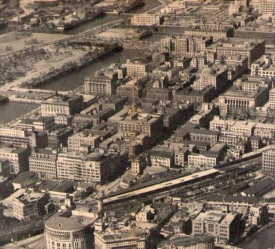 東京駅付近昭和27年