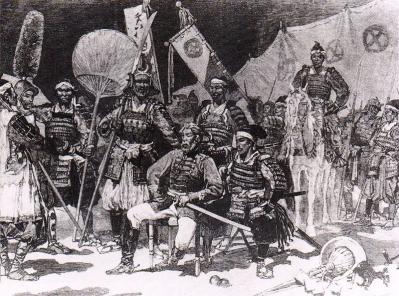 フランスのニュース紙に掲載された西郷隆盛1877年