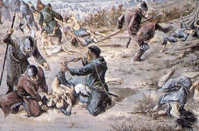 元寇対馬の虐殺