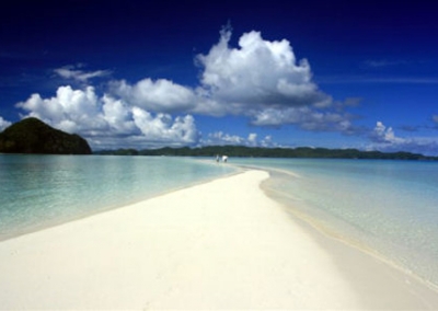 パラオのビーチ