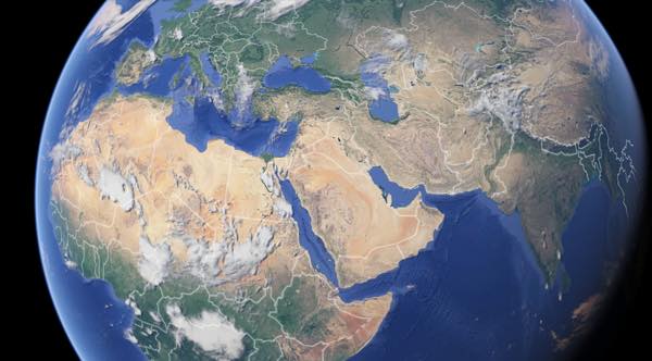 サウジアラビアあたり