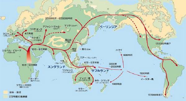 人類の拡散