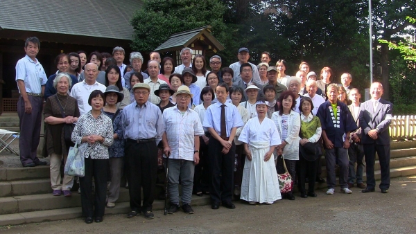 20170921 護国神社奉納揮毫