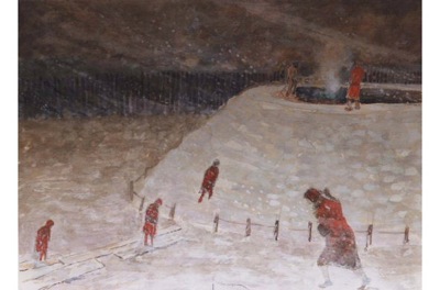 シベリアの小便の富士山